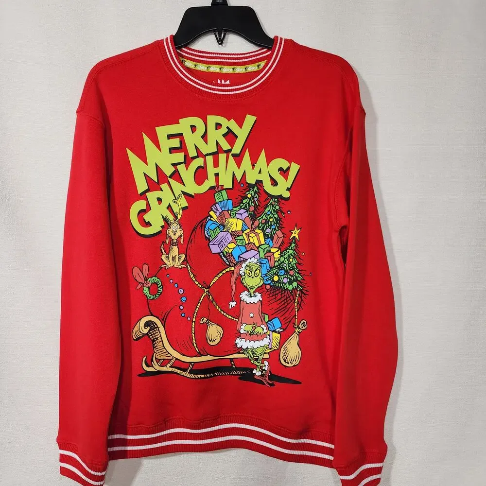 The Grinch Merry Christmas women small sweatshirt